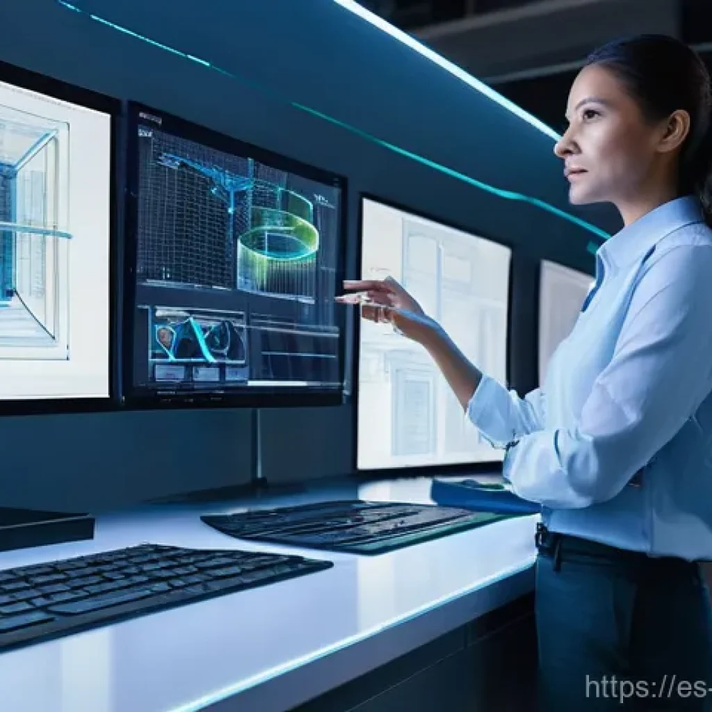 기계설계 프로젝트 관리 노하우 - **Prompt:** A confident mechanical engineer, male or female, in their late 30s to early 40s, dressed...